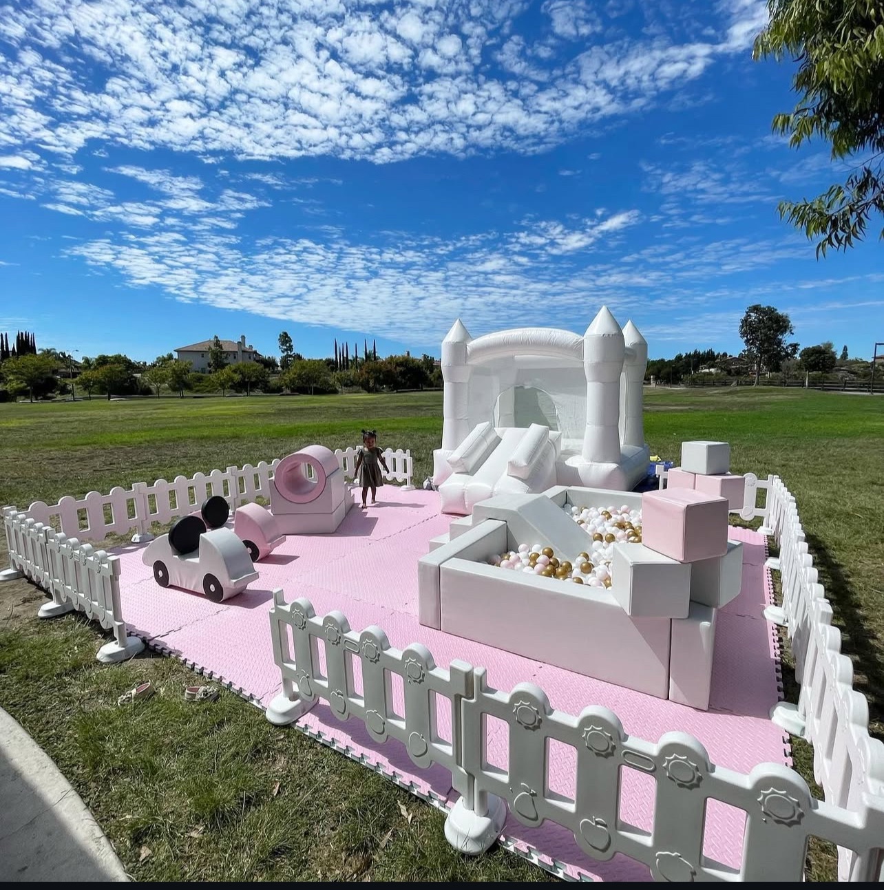 Playland Deluxe bounce house real setup 4