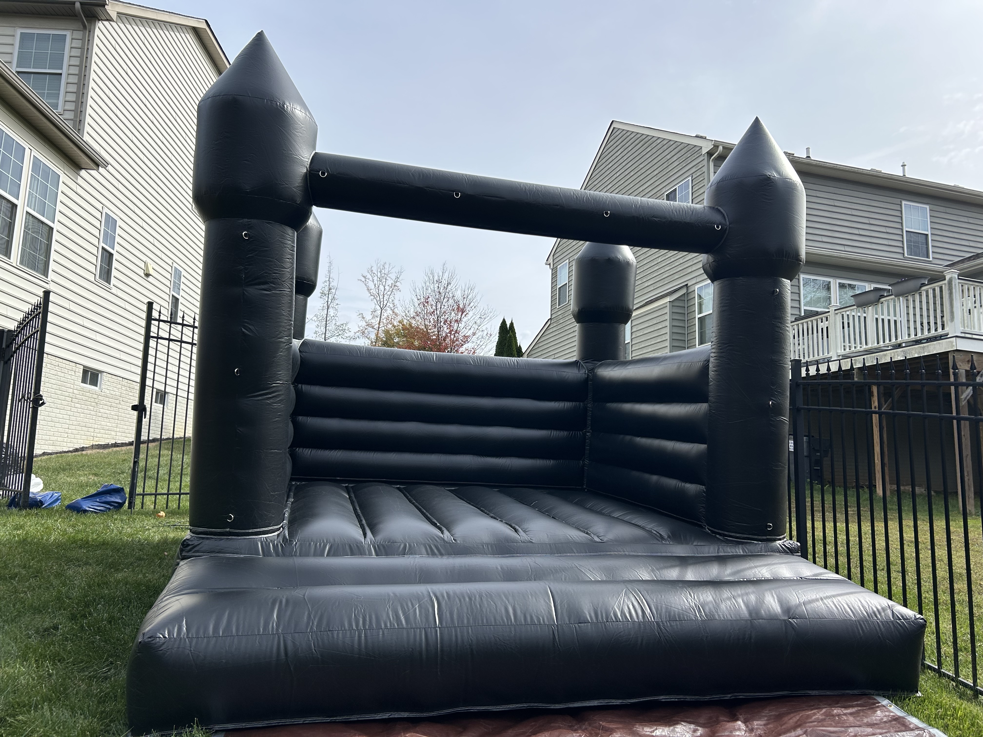 Black bounce house side angle