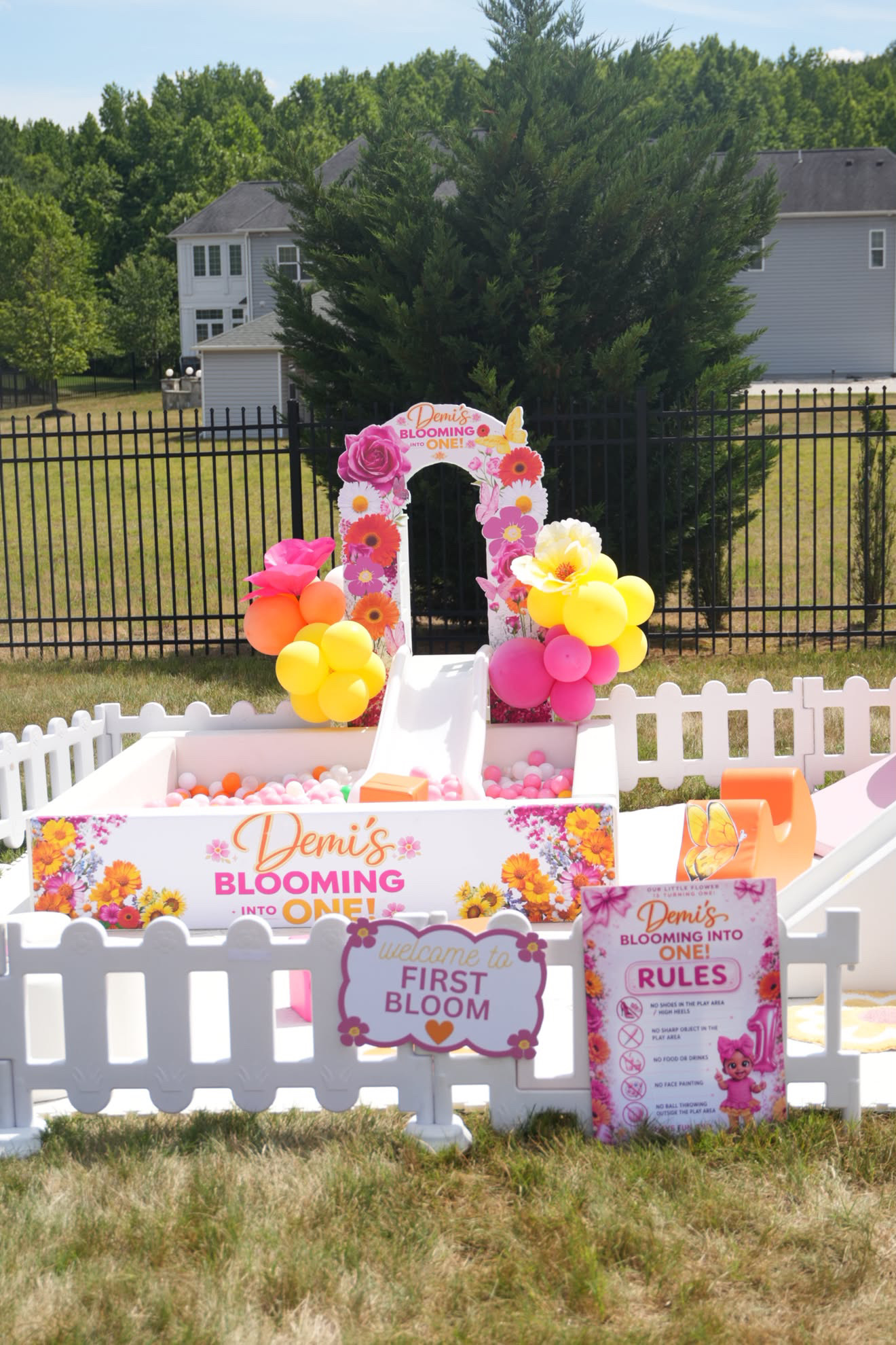 Demi's Blooming Into One customized slide setup